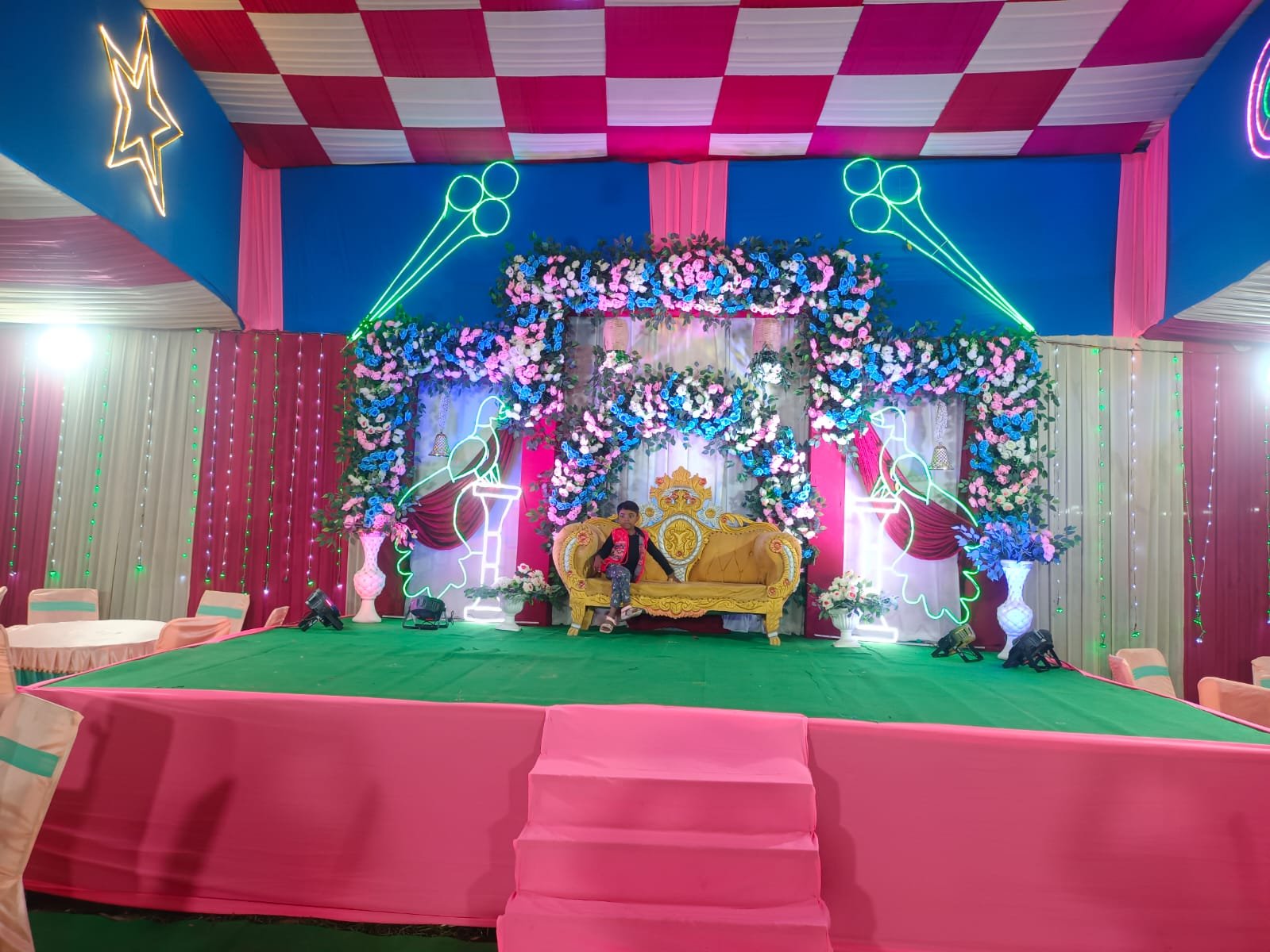 Tent & Stage Setup